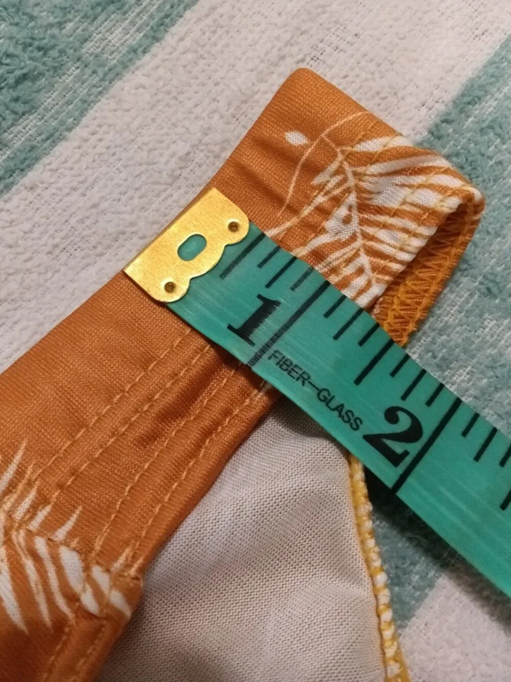 NIB UNBRANDED TAN LEAF PATTERN UNDERWEAR BRIEF, ASIAN SIZE 